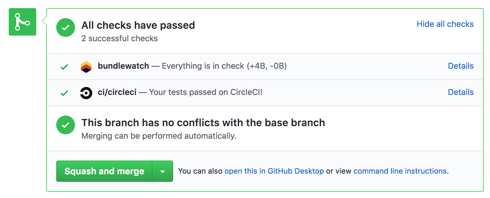 build status preview